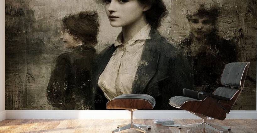 Painted in Shadows Wall Murals