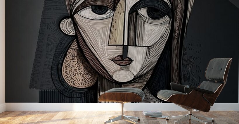 Haunted Geometry Wall Murals