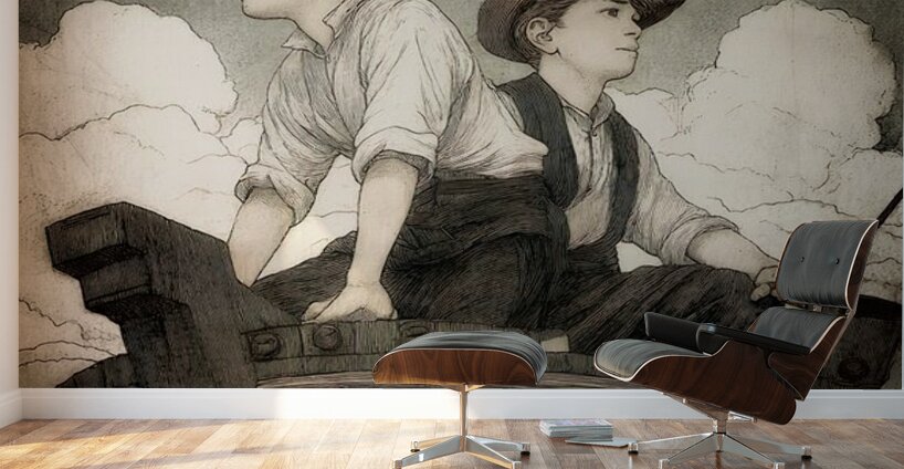 The Edge of Boyhood Wall Murals