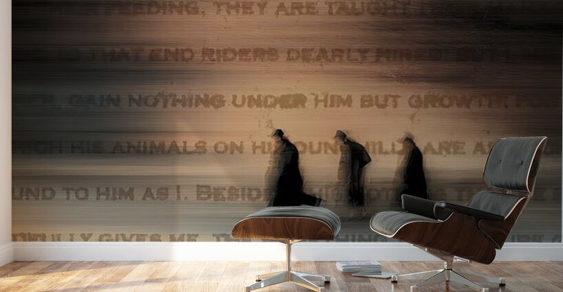 The Vanishing Script Wall Murals
