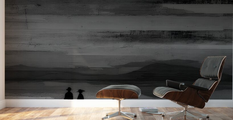 Silhouettes on the Edge Wall Murals