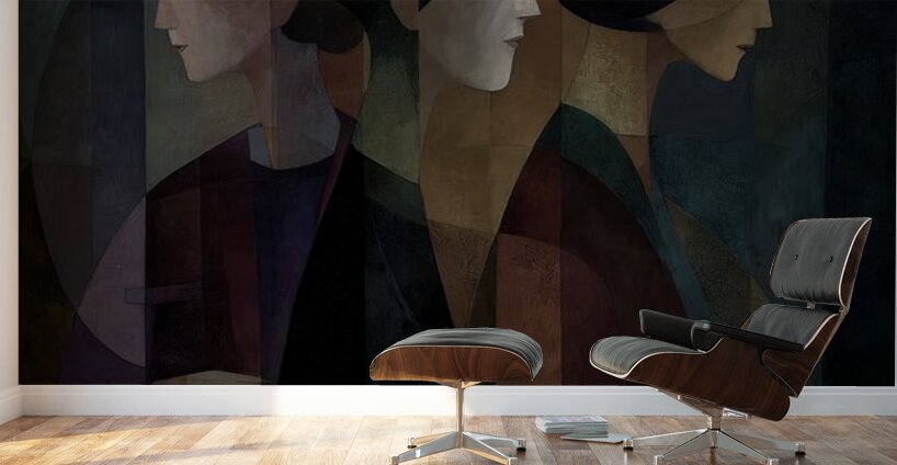 Whispers in Painted Light Wall Murals