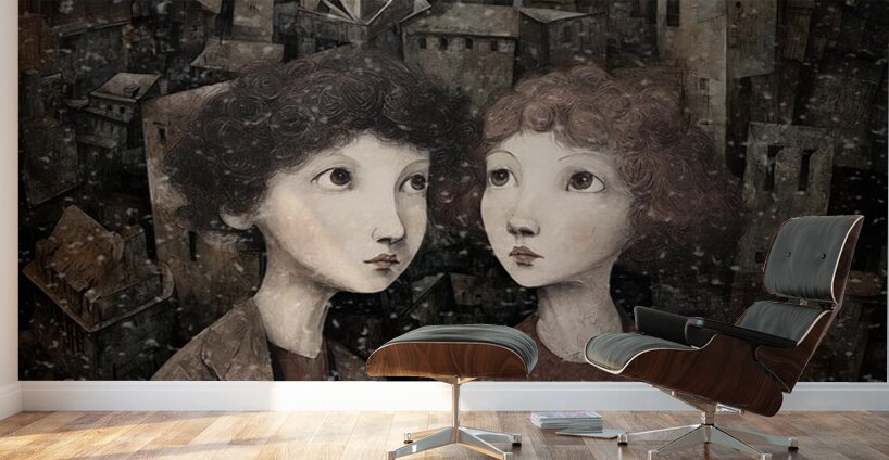 The First Snowfall Wall Murals