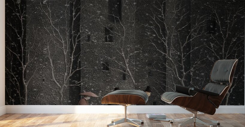 Frost on Barren Limbs Wall Murals