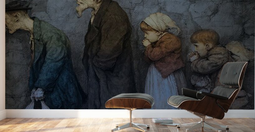 The Line We Stand In Wall Murals