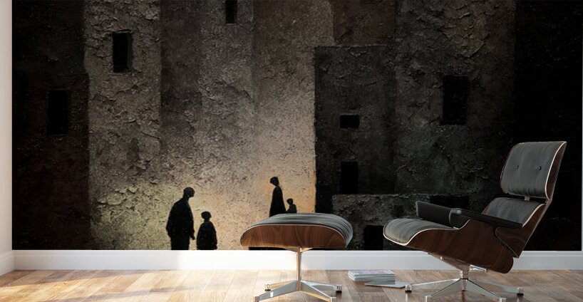 Ashlight on Silhouettes Wall Murals