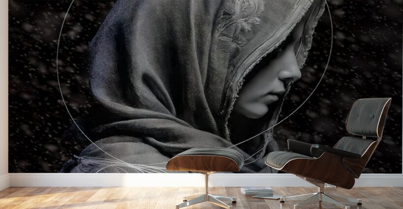 Portrait in Winter s Grasp Wall Murals