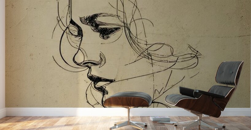 Inked with Uncertainty Wall Murals