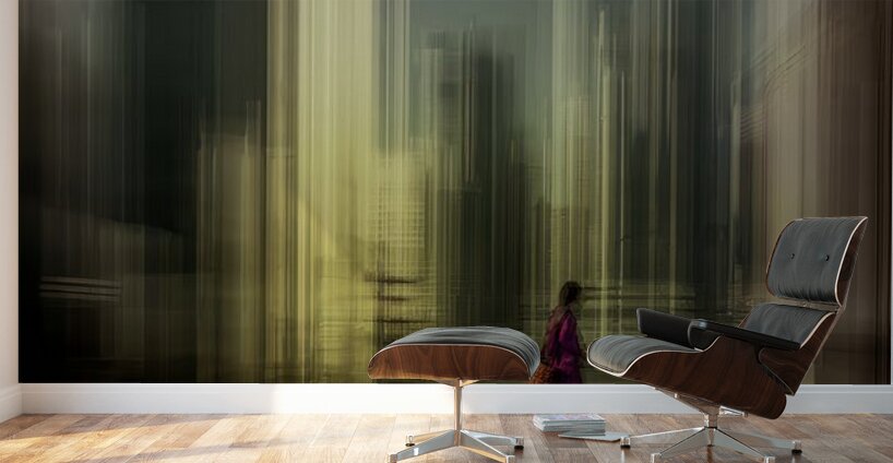 The Blurred City Wall Murals