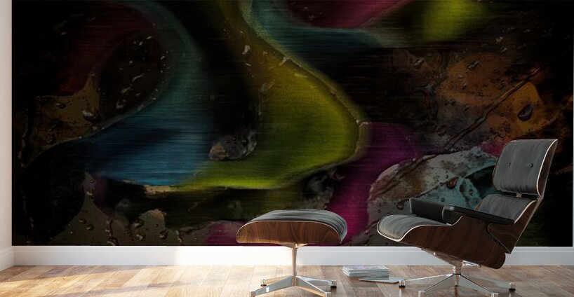 Chromatic Downpour Wall Murals