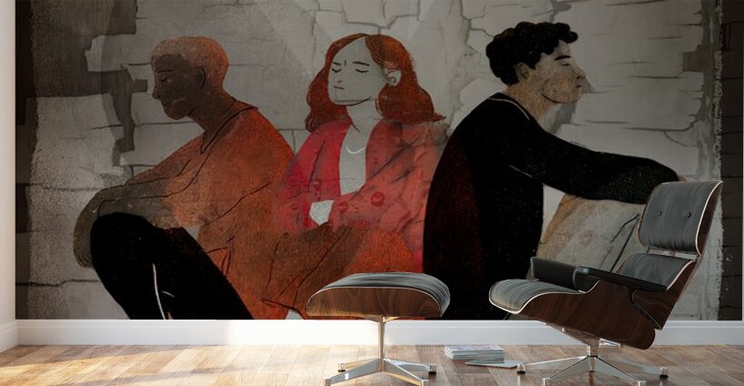 Cracks in the Soul Wall Murals