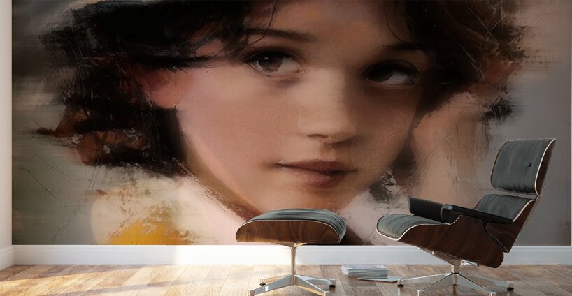 Portrait in Dissolve Wall Murals