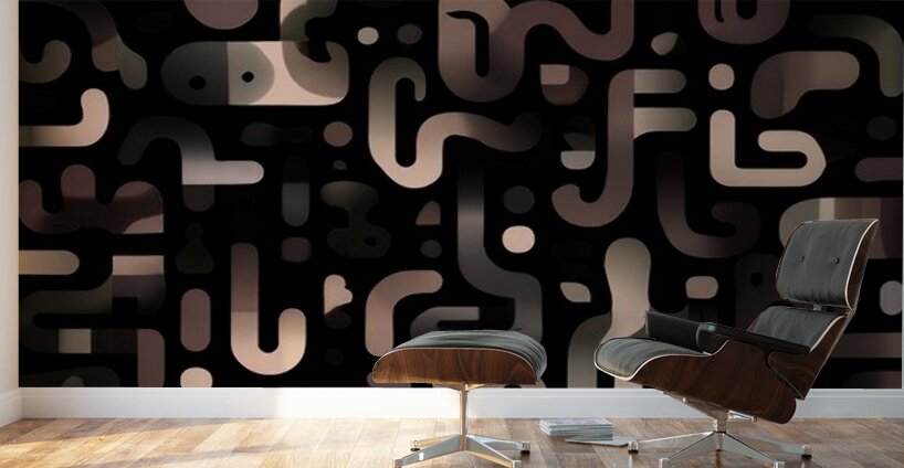 The Language of Curves Wall Murals