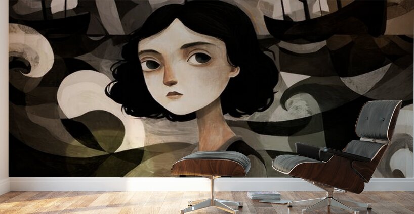 Folded Seas Wall Murals