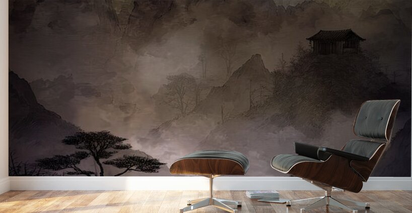 Shrine in the Mist Wall Murals