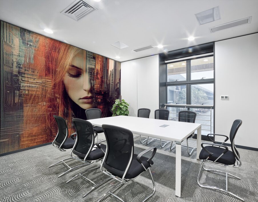 The Skyline Within Wall Printing