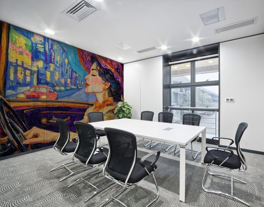 Elegance in Motion Wall Printing