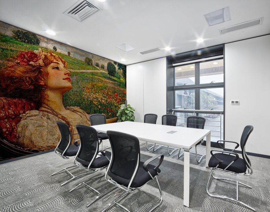 Through Dreams and Wildflowers Wall Printing