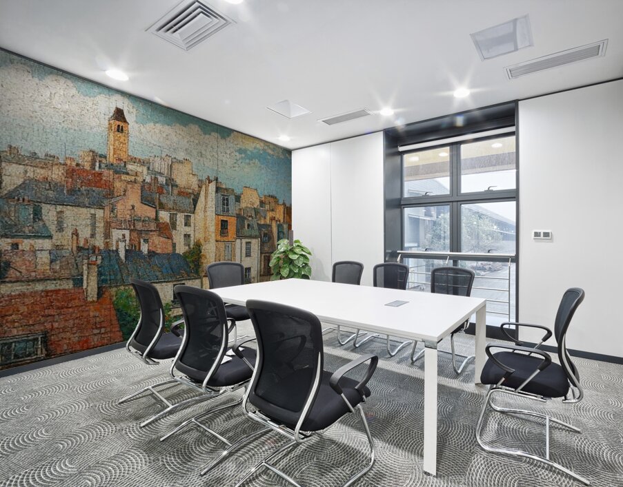 A Symphony of Rooftops Wall Printing