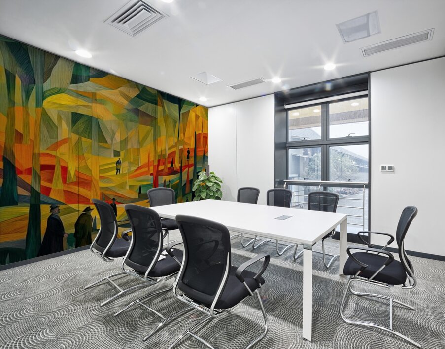 Painted Scenes Wall Printing