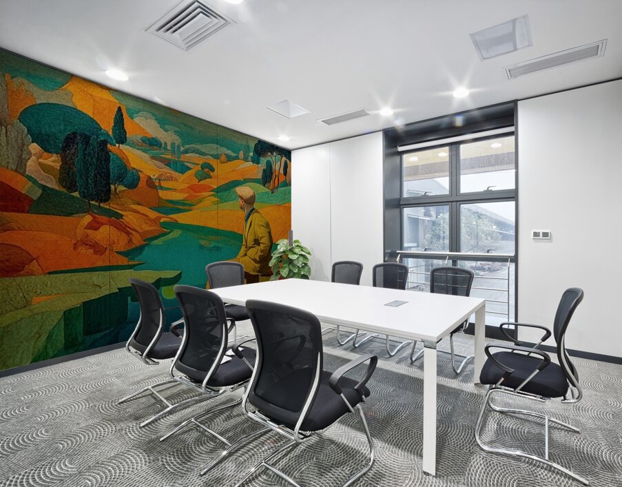 Beneath a Turquoise Sky Wall Printing