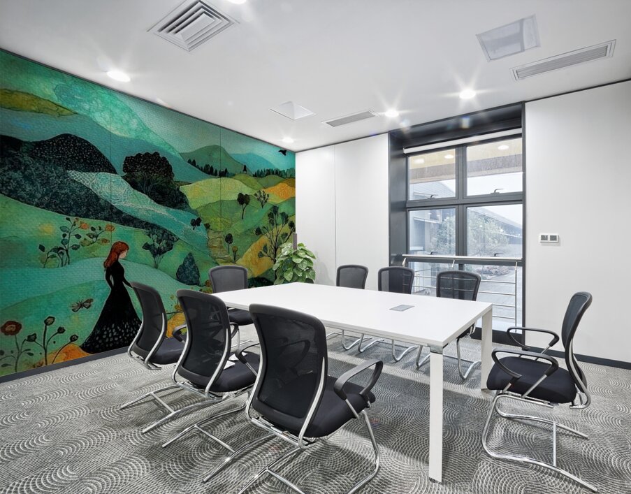 Wanderer of Light Wall Printing