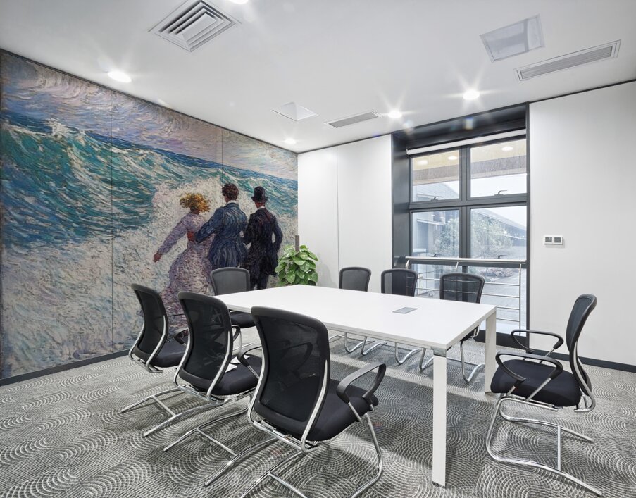 Through Painted Oceans Wall Printing