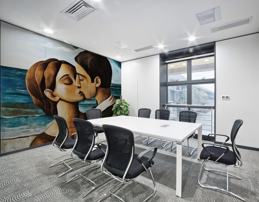 The Kiss Wall Printing