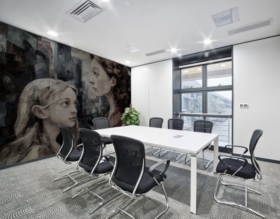 Becoming Her Wall Printing