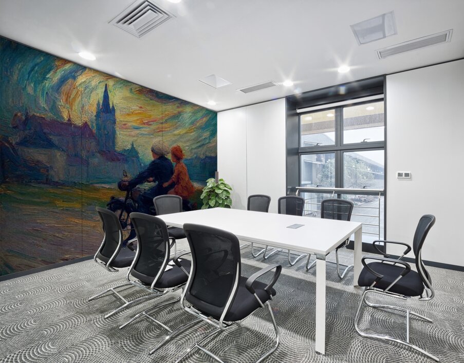 On Painted Roads Wall Printing