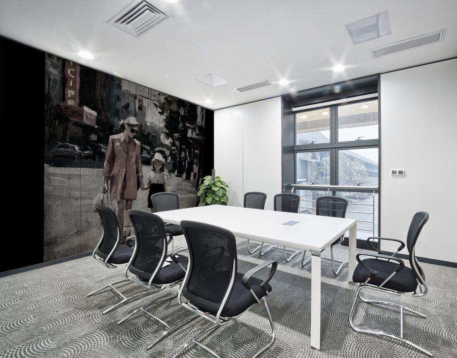 Sidewalk Stories Wall Printing