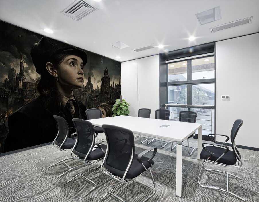 Falling Stars Wall Printing