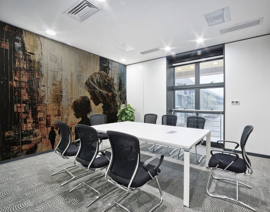 Silent Glow Wall Printing