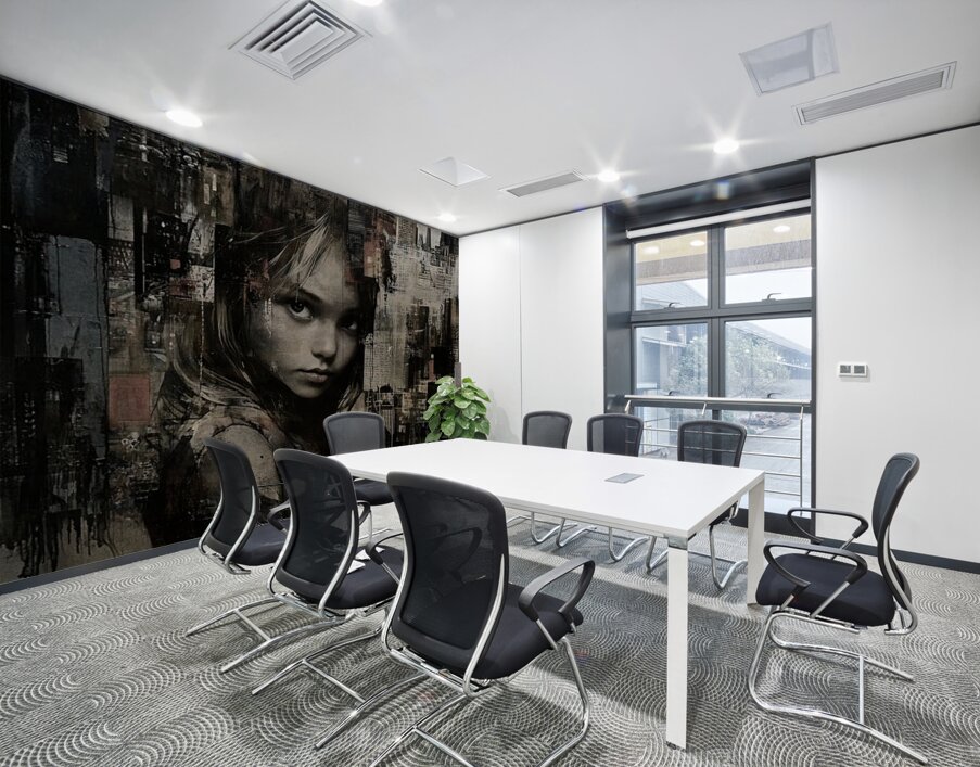 Haunting Bloom Wall Printing