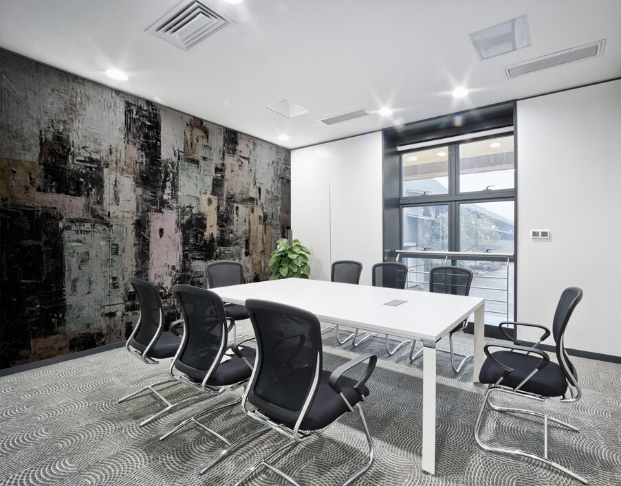 Muted Skyline Wall Printing