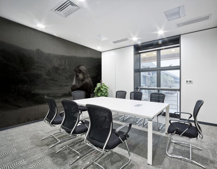 The Weight of Silence Wall Printing