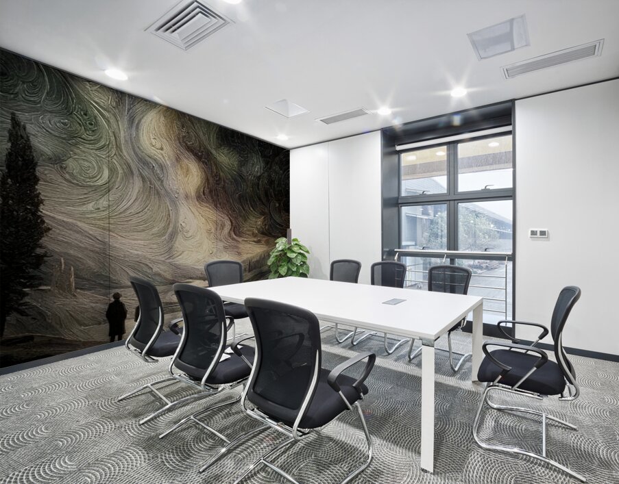 Swirling Light Wall Printing