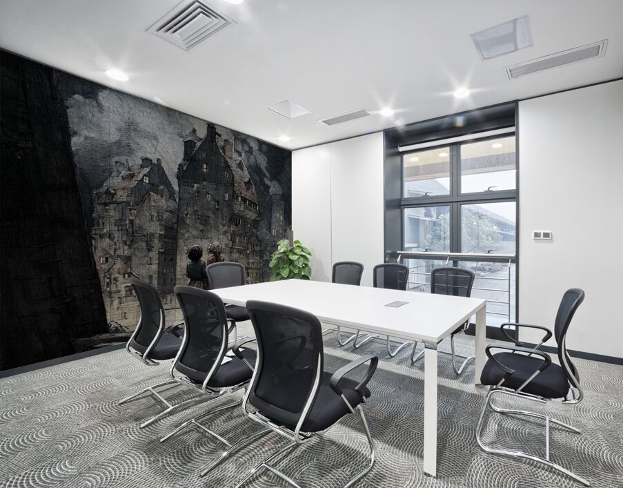 The Hollow City Wall Printing