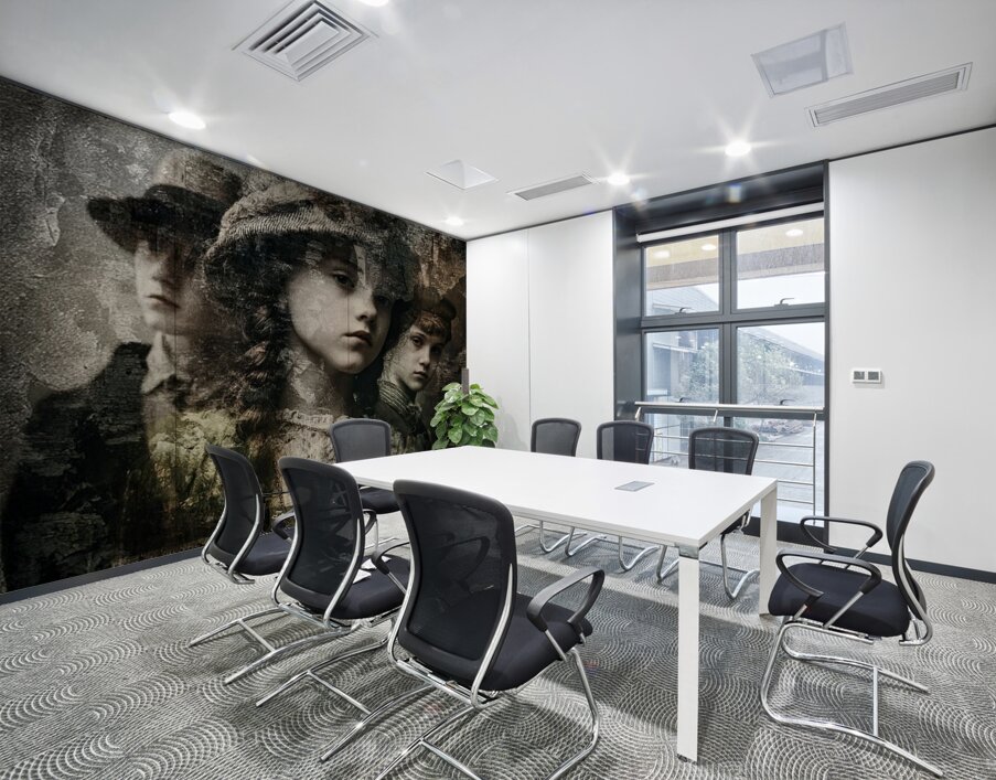 Forgotten Faces Wall Printing