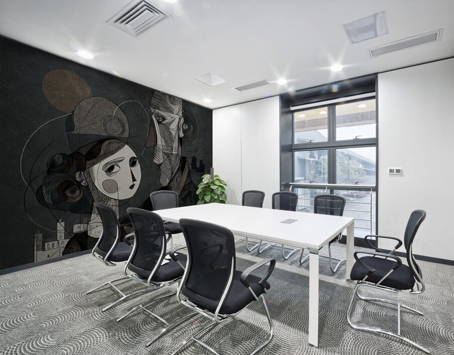 Unspoken Gravity Wall Printing