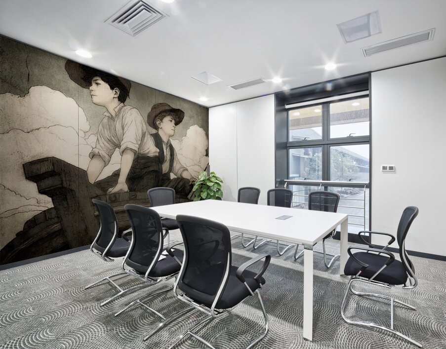 The Edge of Boyhood Wall Printing