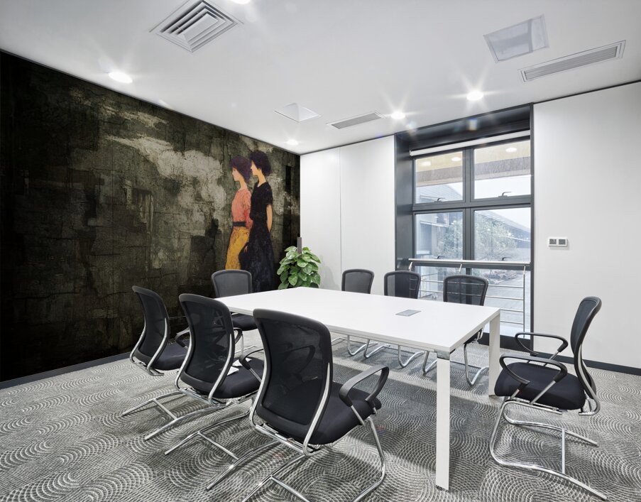 The Factory Sky Wall Printing