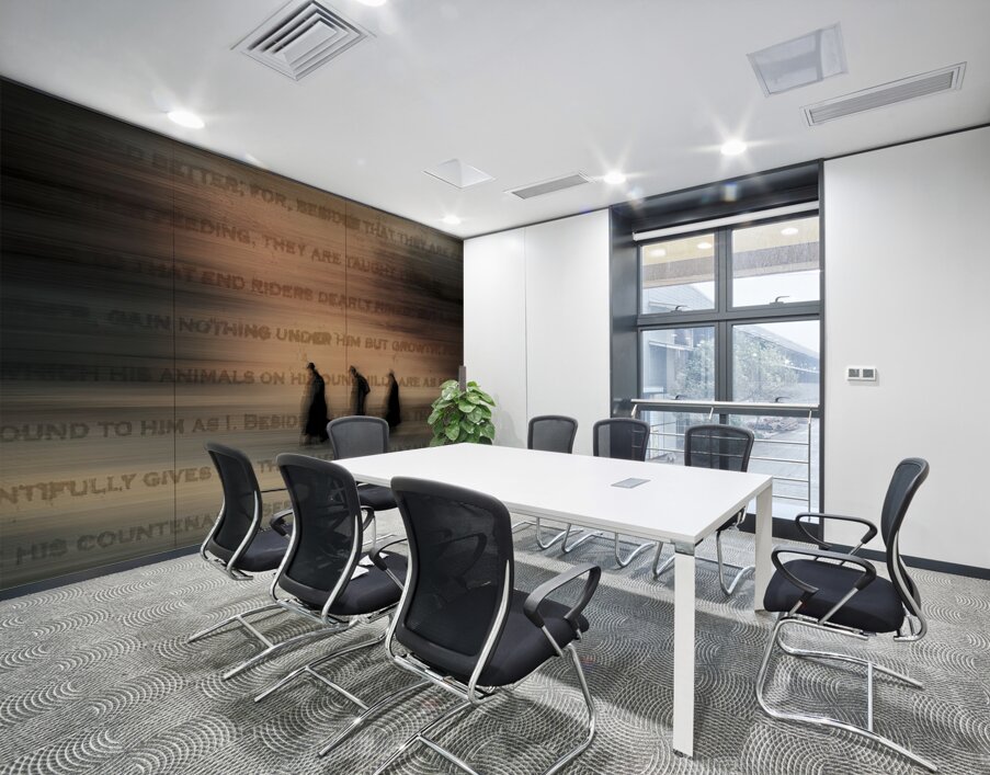 The Vanishing Script Wall Printing