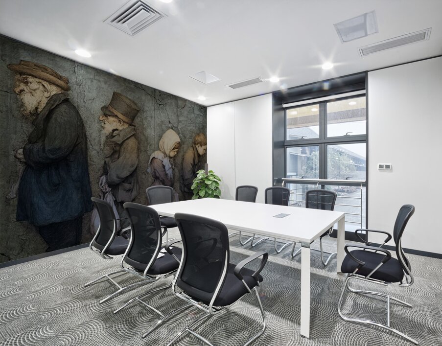 The Breadline Wall Printing