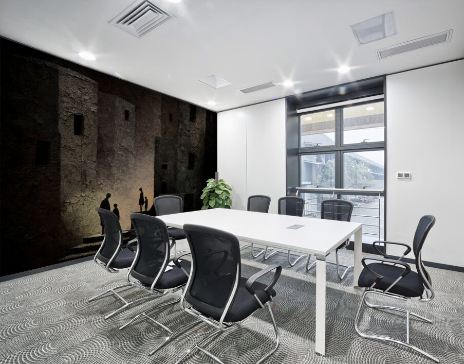 Ashlight on Silhouettes Wall Printing