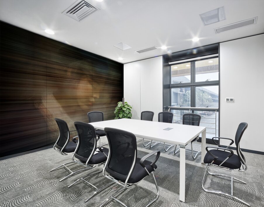 Motion as Confession Wall Printing