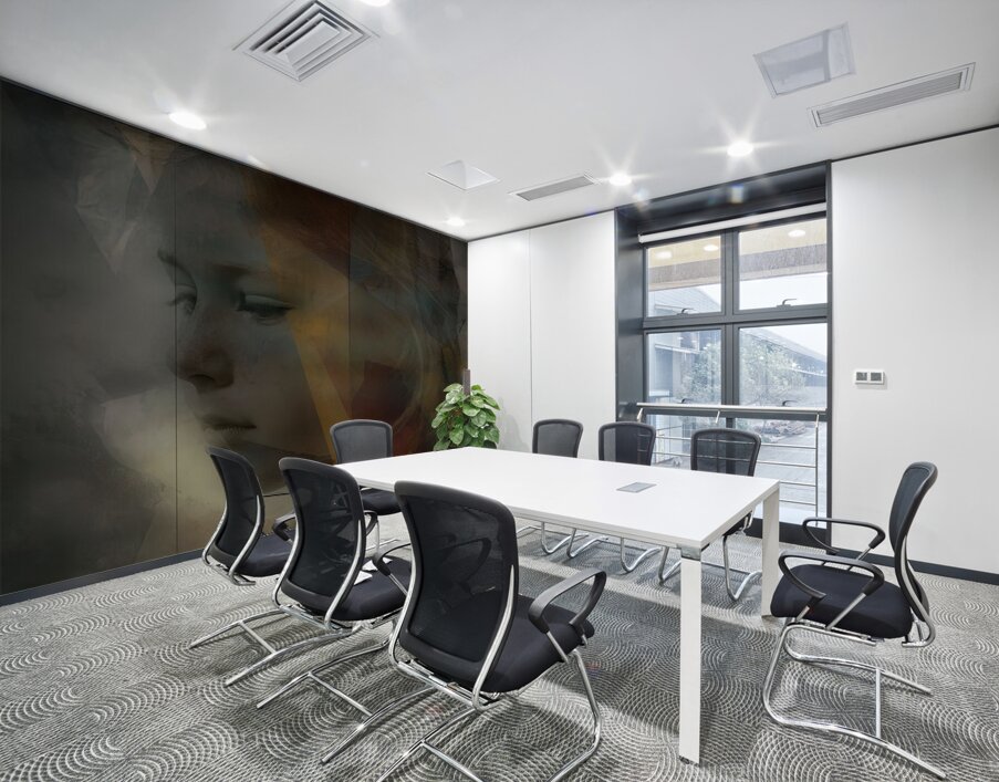 Quiet Fracture Wall Printing