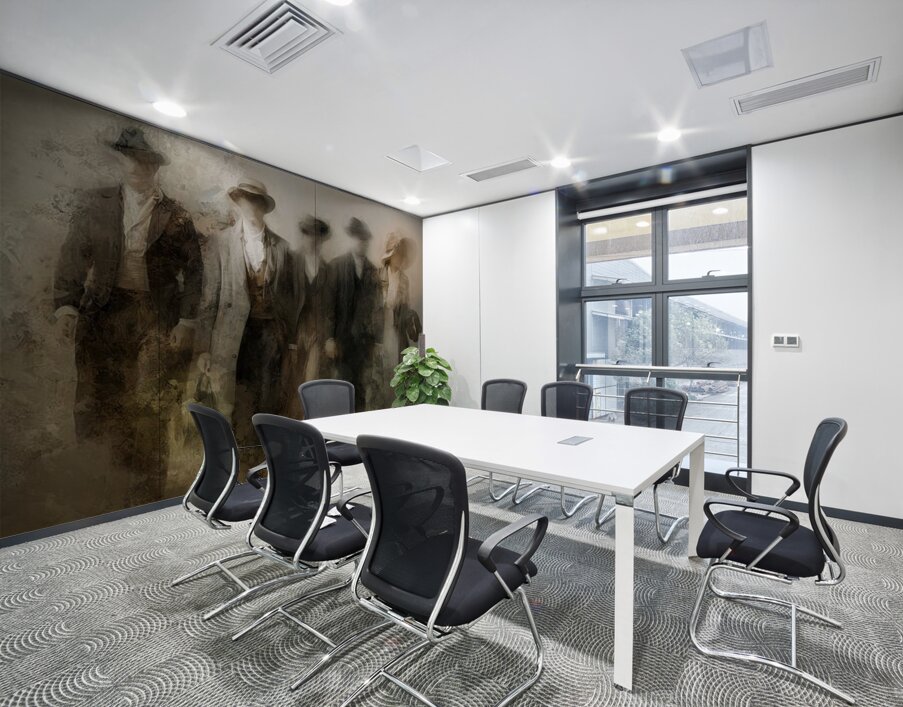 The Unnamed Five Wall Printing