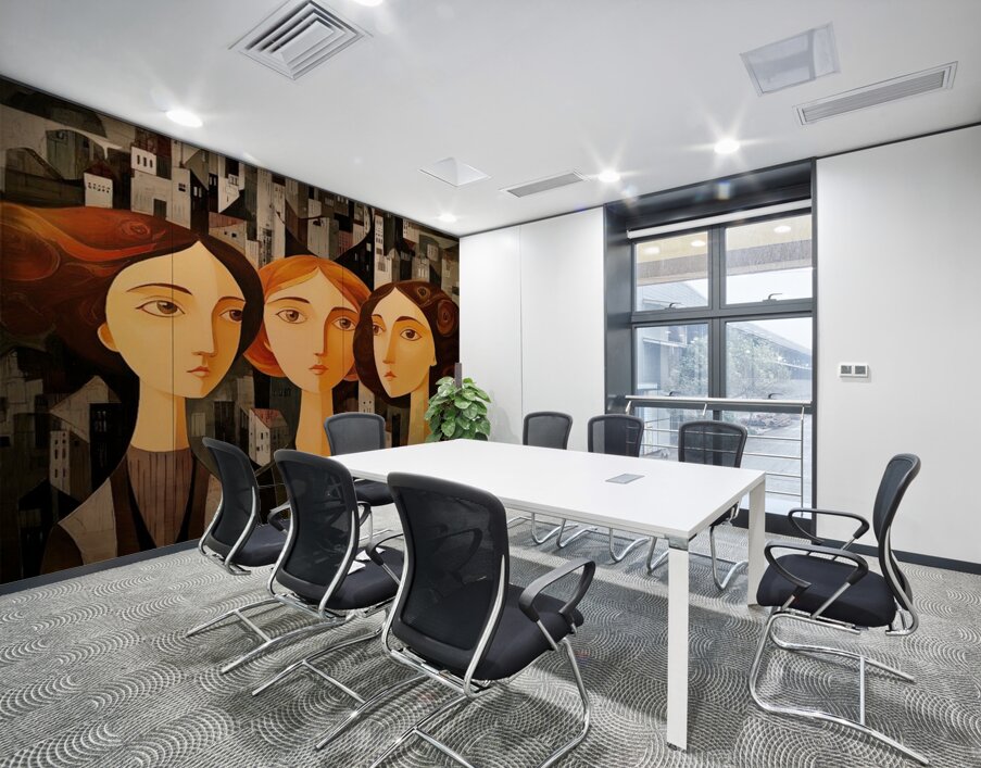 City of Three Minds Wall Printing