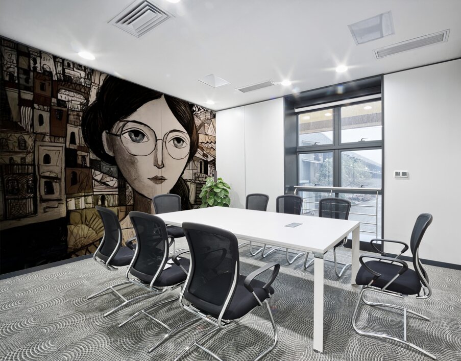 Eyes That Build Tomorrow Wall Printing